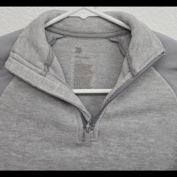 All In Motion Boys' Fleece ¼ Zip Sweater Size: S 6/7 Color Headergrey - Picture 2 of 3
